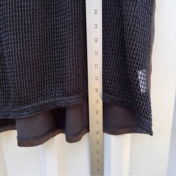 Ariat Blouse Black Mesh Silk Racerback Womens Sleeveless Large L - Picture 8 of 9